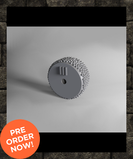 Texture wheel #3 - Fine round pores PRE-ORDER (7524326539522)