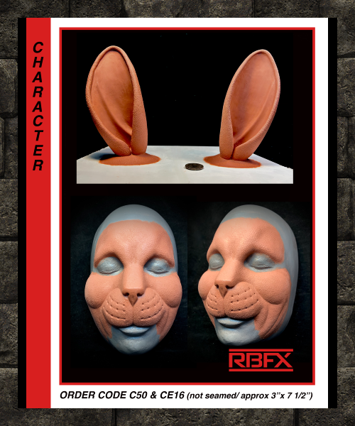 C50 & CE16 - RABBIT/ ANIMAL - Foam Latex