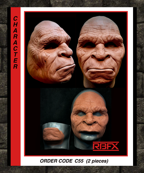 C55 - Neanderthal/ Early Man/Caveman - Foam Latex