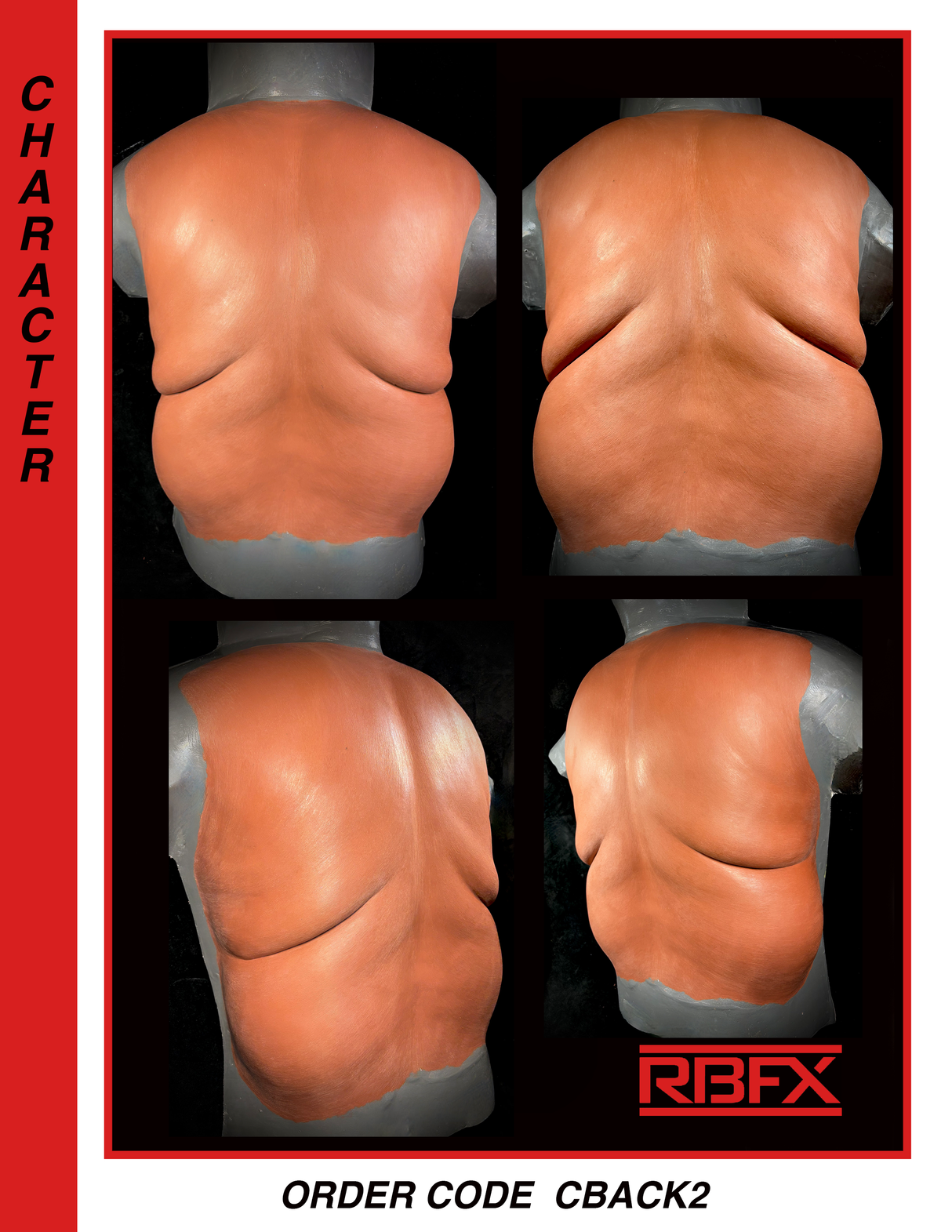 CBACK2 - OVER -WEIGHT BACK - Foam Latex