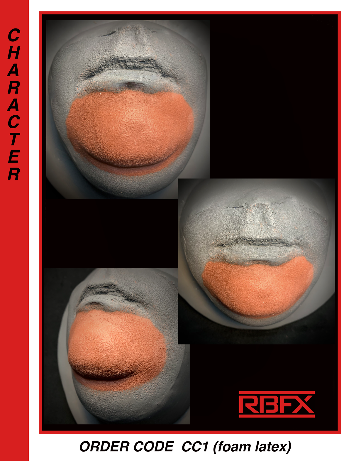 CC1 -Character Chin - Foam Latex