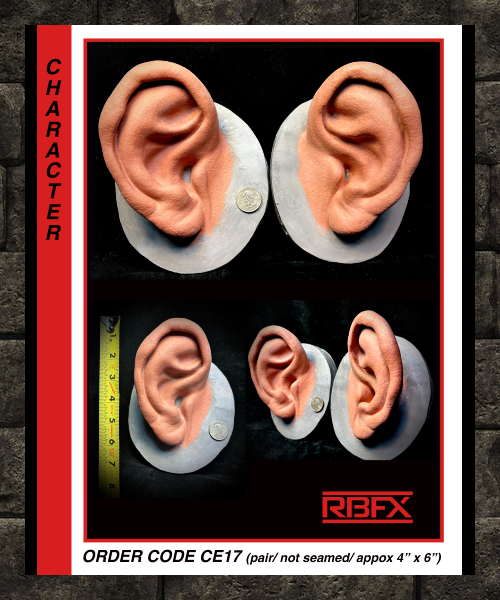 CE17- HUGE HUMAN EARS - Foam Latex