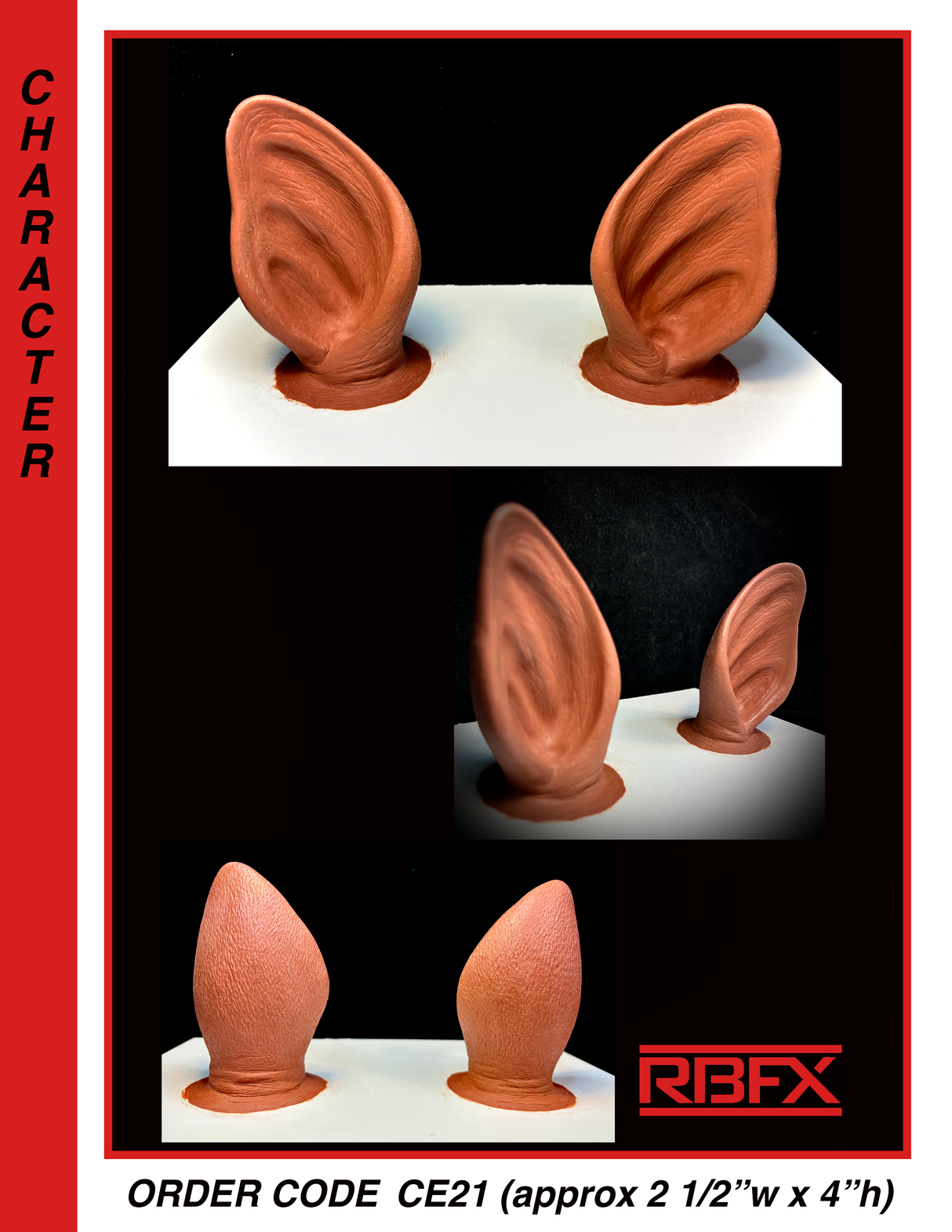 CE21- Bull/Cow// Animal Ears - Foam Latex