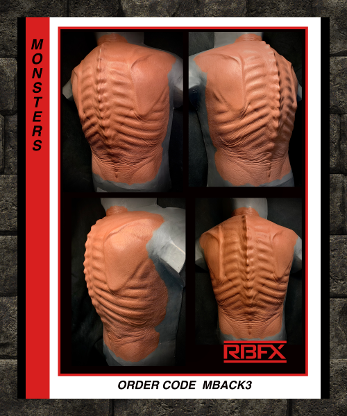 MBACK3 - MONSTER/CREATURE/ZOMBIE/CORPSE - Foam Latex