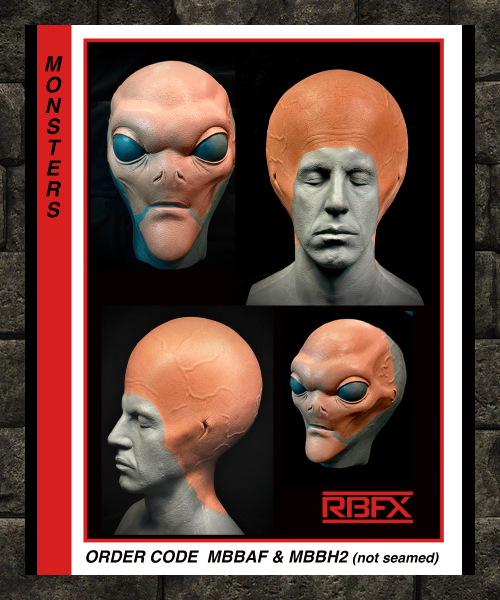 MBBAF & MBBH2 - GREY ALIEN/ ALIEN - Foam Latex