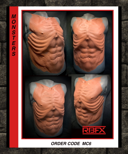 MC6 – Chest/Monster/Zombie/Creature/Mutant - Foam Latex