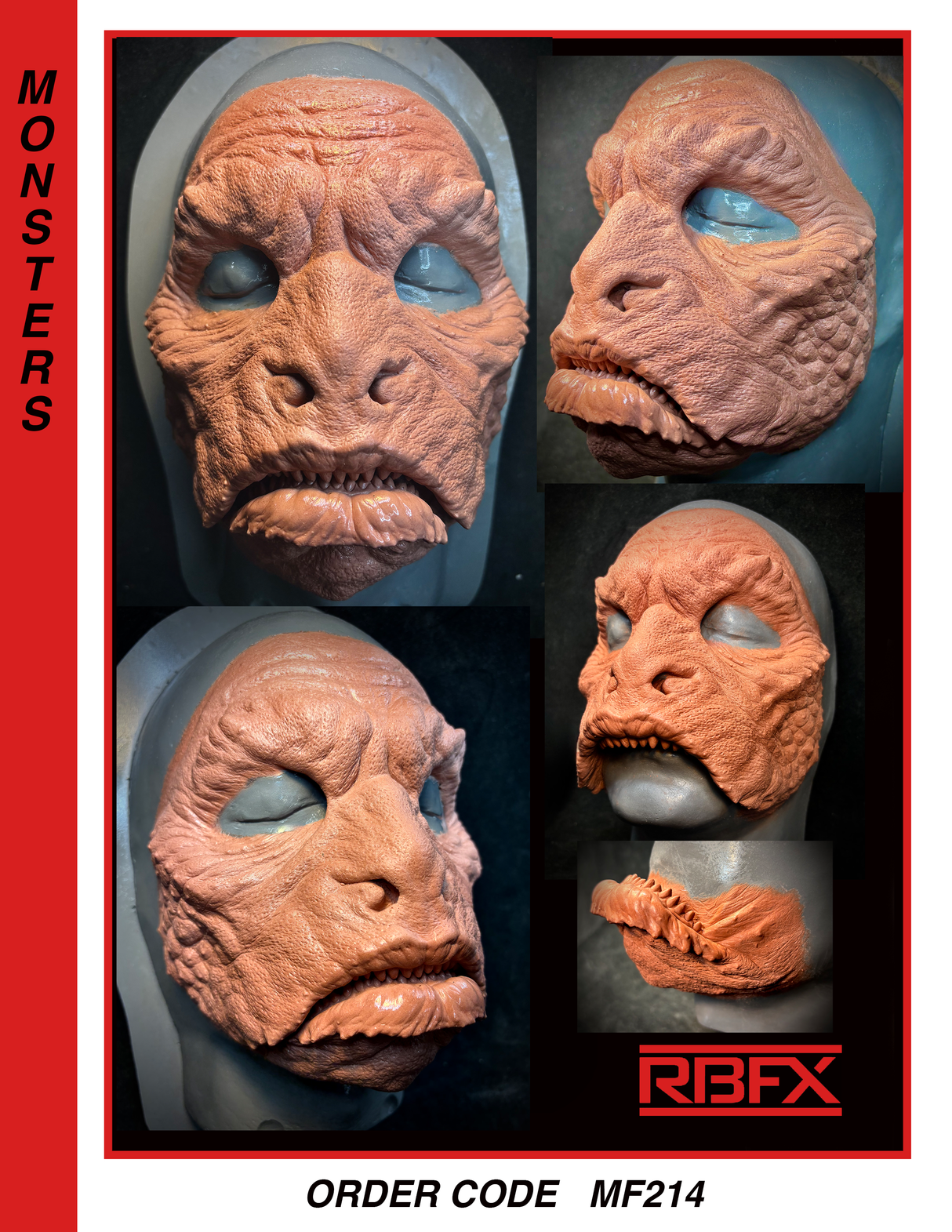 MF214 - Creature/ Monster/ Aquatic- Foam Latex