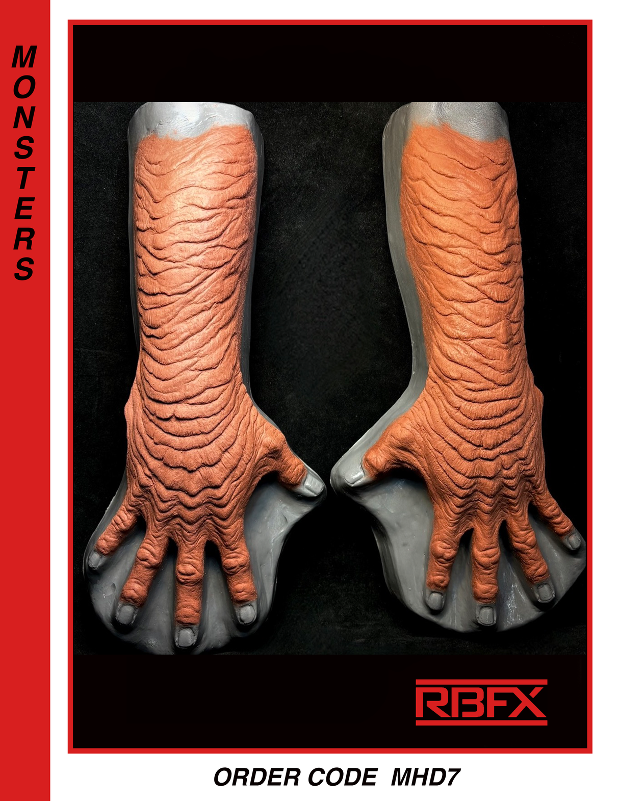 MHD7 - MONSTER/ CREATURE/ AQUATIC/REPTILE - Foam Latex