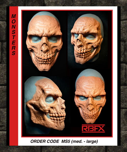 MS5 - SKULL/ CORPSE/ ZOMBIE Foam Latex