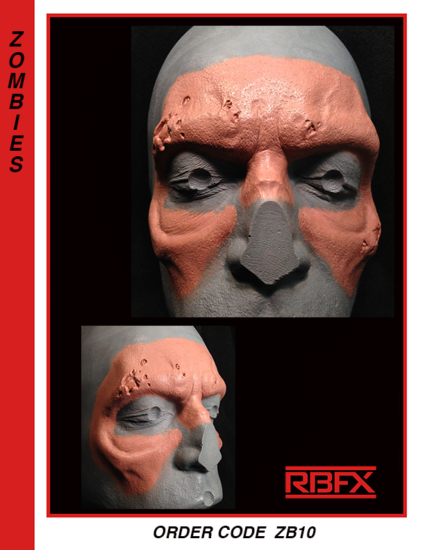 ZB10 - Zombie Brow  - Foam Latex