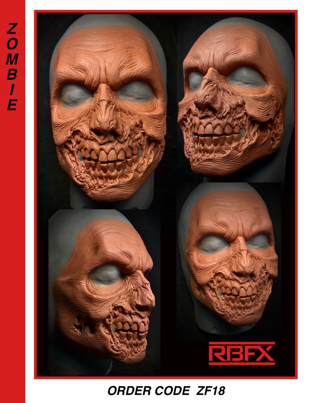 ZF18 - ZOMBIE / CORPSE/ MUMMY - Foam Latex