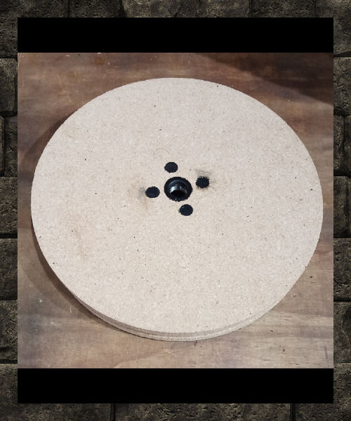 Turntable Small: 12 inch with built-in 1-2 Pipe flange