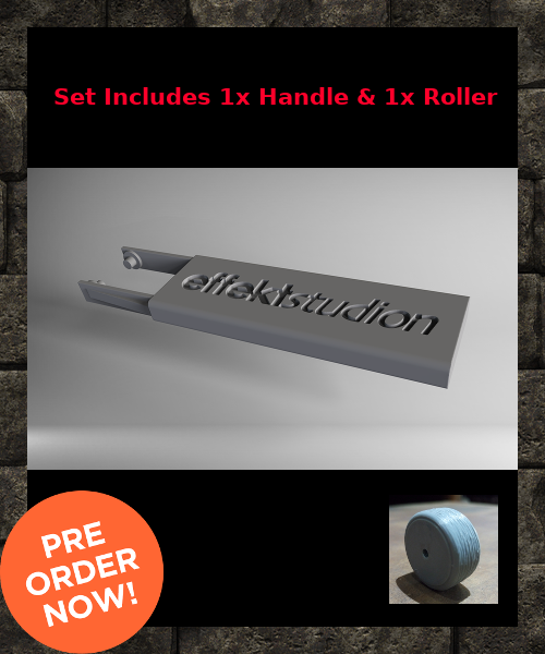 Texture roller handle & Texture Wheel set (one each) PRE-ORDER (7524317987074)
