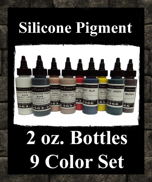 MPFX Silicone Pigment 2oz Set  ( 9 Colors ) (7524243931394)