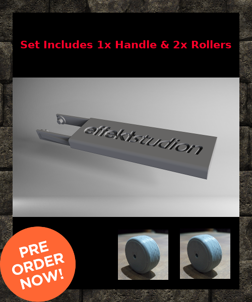Texture roller handle & Two Texture Wheel set (one Handle and two wheels) PRE-ORDER (7524319363330)
