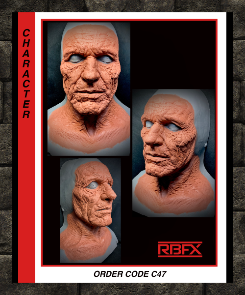 C47 - CREEPY CHARACTER/ OLD GUY/ MONSTER - Foam Latex