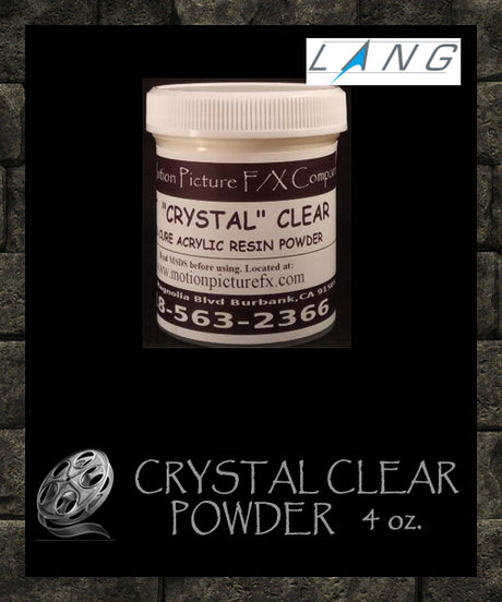 CRYSTAL Clear Powder 4 oz             Cold cure Acrylics (7524270014722)