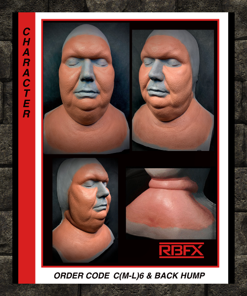 C(M-L)6 & BACK HUMP - OVERWEIGHT/ CHARACTER - Foam Latex