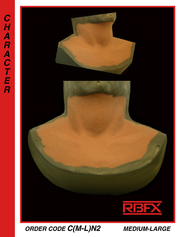 C(M-L) N2 Character Neck Medium-Large - Foam Latex (7523823288578)