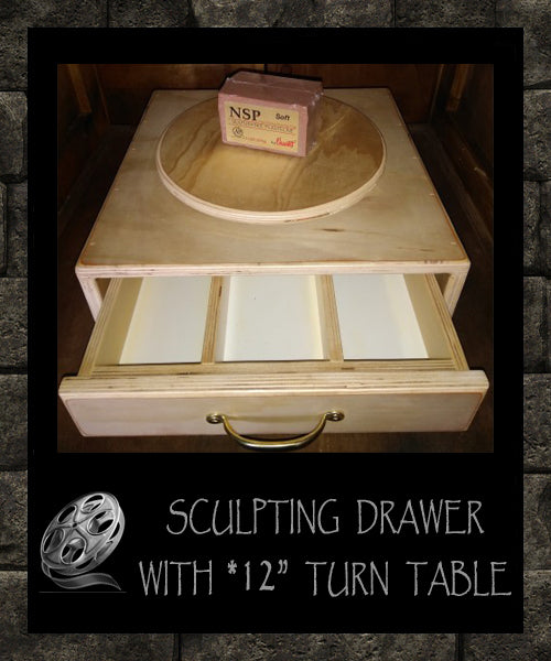 Sculpting Drawer with 12 inch Turntable (7524181999874)