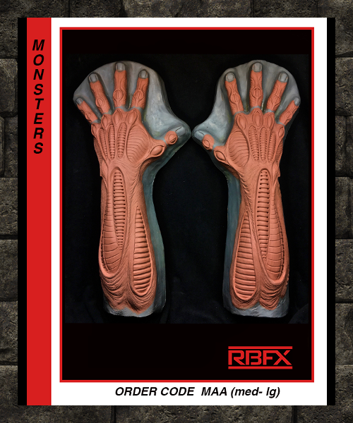 MAA - ALIEN HANDS - Foam Latex (7524376412418)