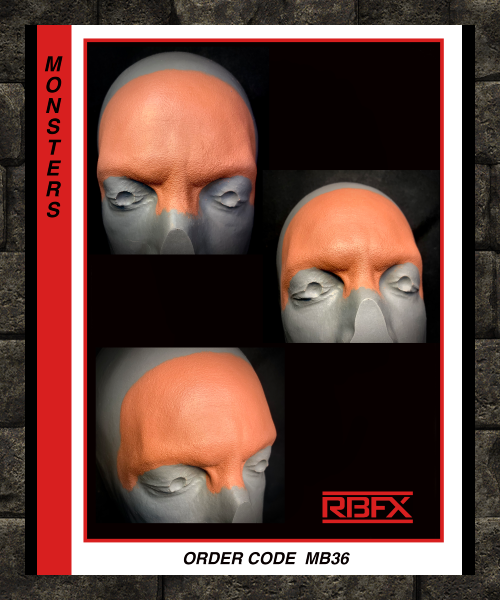 MB36 - ALIEN/ MONSTER/ ZOMBIE BROW - Foam Latex