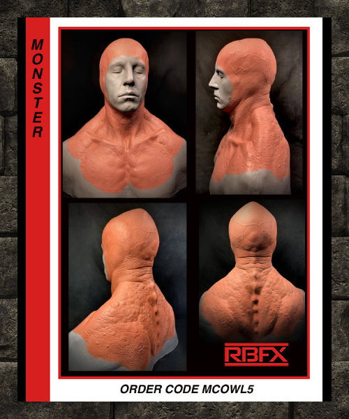 MCOWL5 - CREATURE/ MONSTER/ COWL - Foam Latex