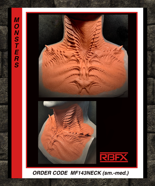 MF143NECK- DEMON/ MONSTER - Foam Latex