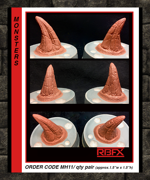 MH11 MONSTER HORN SET  Foam Latex (7524377526530)