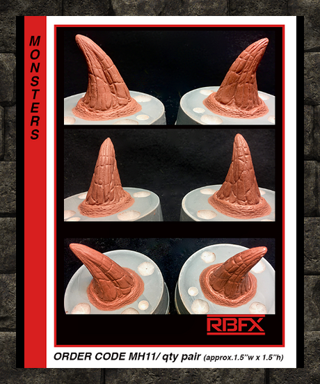 MH11 MONSTER HORN SET  Foam Latex (7524377526530)