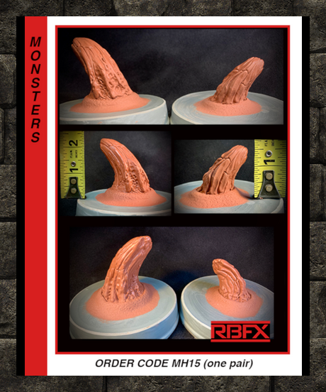 MH15 MONSTER HORN SET  Foam Latex (7524397580546)