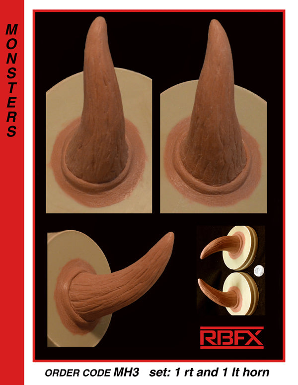 MH3 MONSTER HORN SET  Foam Latex (7523834659074)