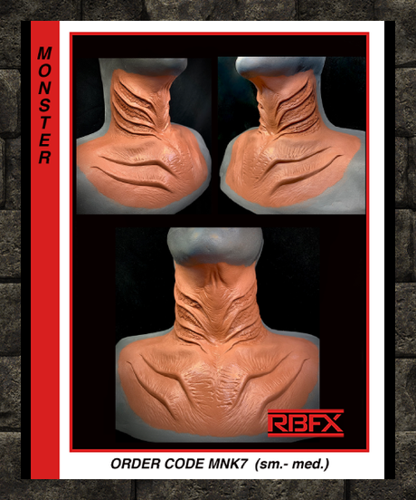 MNK7 (sm. - med.) - mermaid - alien - monster neck - Foam Latex (7524435853570)