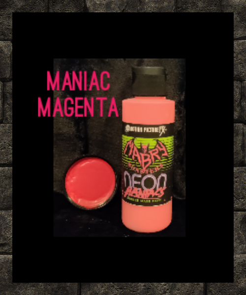 Neon Maniacs Rubber Mask paint 2 oz Set