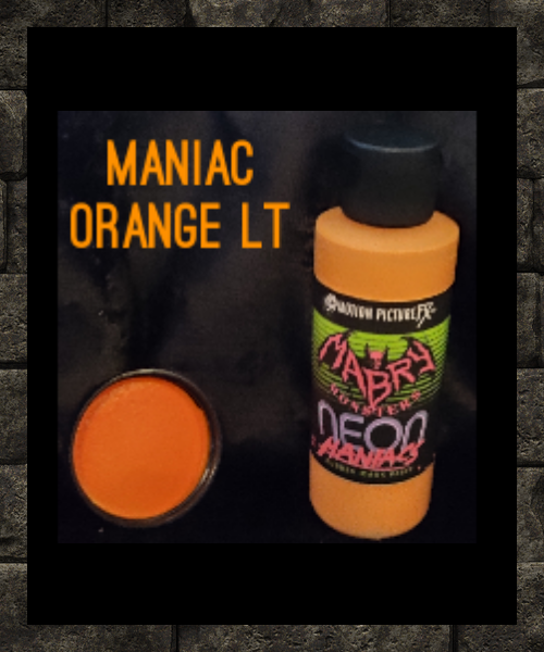 Neon Maniacs Rubber Mask paint 2 oz Set