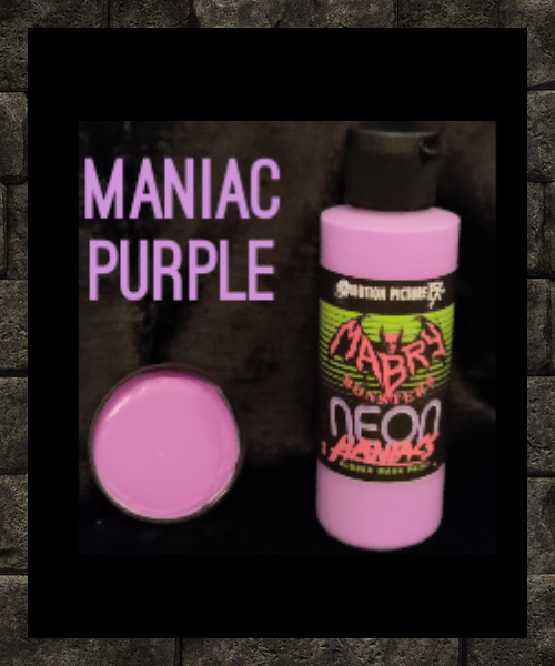 Neon Maniacs Rubber Mask paint 2 oz Set