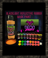 Neon Maniacs Rubber Mask paint 2 oz Set