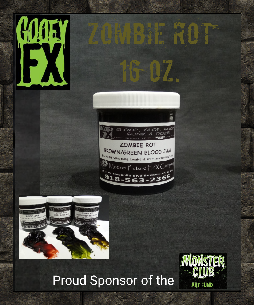 GOOEY FX   ZOMBIE ROT 16oz (7524382900482)