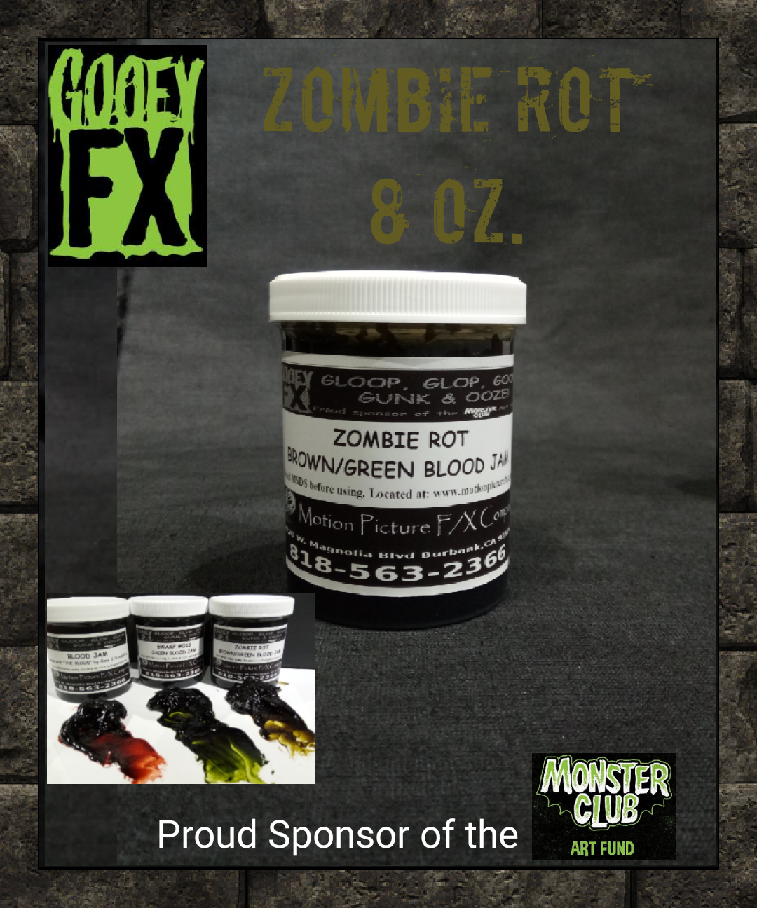 GOOEY FX  ZOMBIE ROT  8oz (7524382671106)