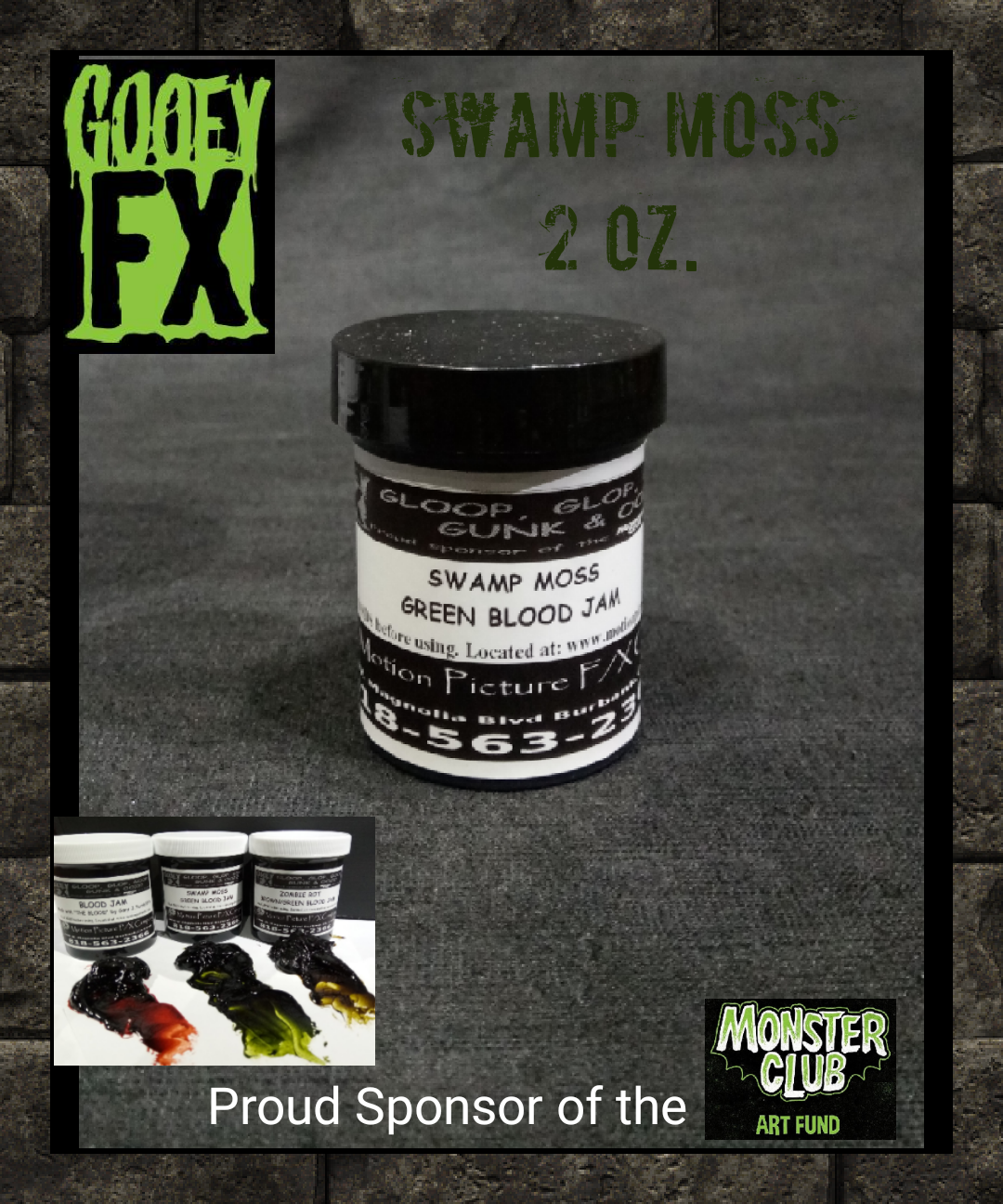 GOOEY FX  SWAMP MOSS 2 oz. (7524383228162)