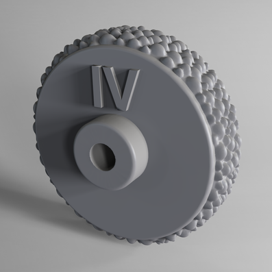 Texture roller handle & Two Texture Wheel set (one Handle and two wheels) PRE-ORDER (7524319363330)