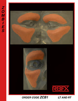 ZCB1 (R&L) ZOMBIE Ceeks and Brow Covers Left-Right - Foam Latex (7523825811714)