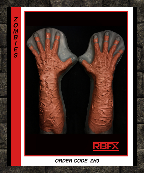 ZH3 ZOMBIE HANDS - Foam Latex (7524240687362)