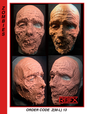 Z(M-L)13 ZOMBIE PROSTHETIC Medium-Large  - Foam Latex (7524103717122)