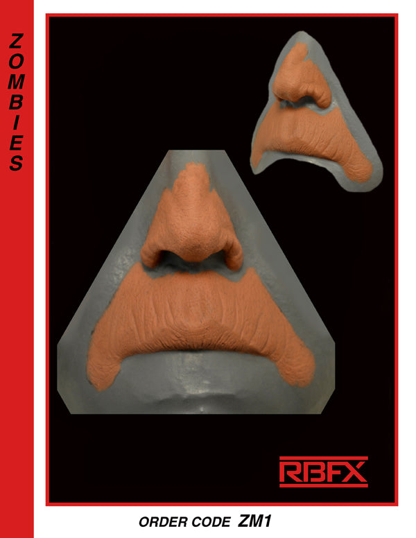 ZM1 Zombie Nose Tip and Upper Lip - Foam Latex (7523826139394)