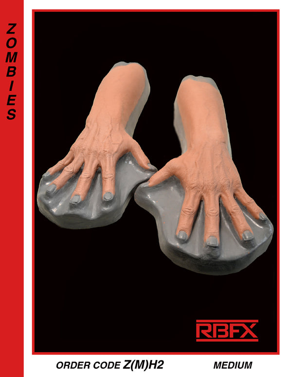 Z(M)H2 ZOMBIE HANDS Medium - Foam Latex (7523825287426)