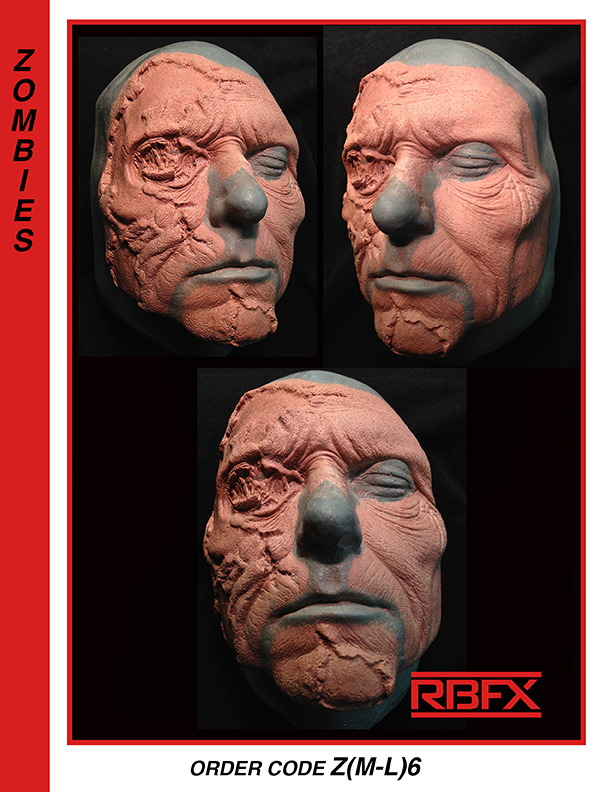 Z(M-L)6 ZOMBIE PROSTHETIC Medium-Large  - Foam Latex (7523907535106)