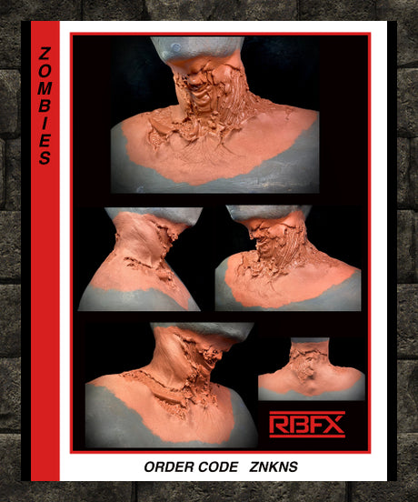 ZNKNS - ZOMBIE NECK- TRAUMA NECK - Foam Latex (7524439621890)