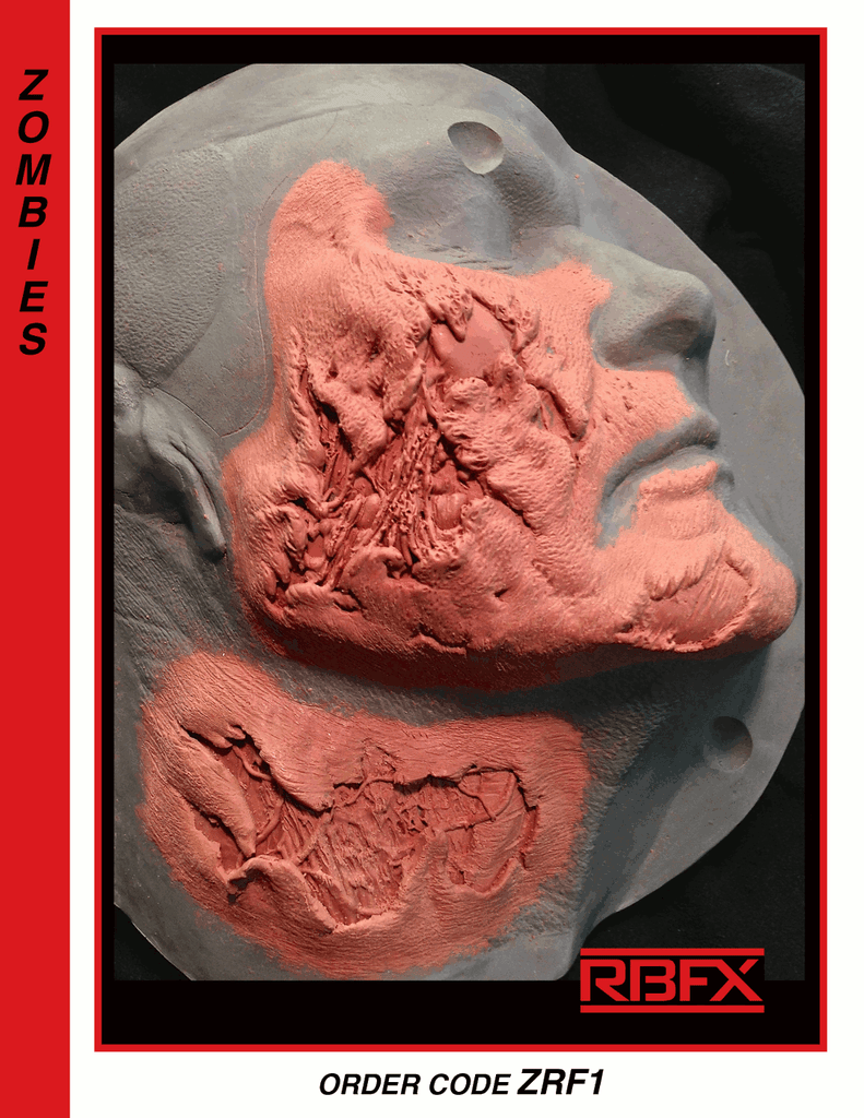 ZRF1 - Zombie Right Side Face - Foam Latex (7523889119490)