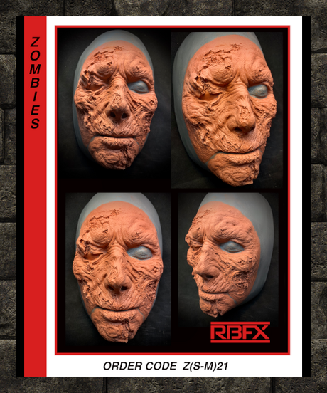 Z(S-M)21 ZOMBIE PROSTHETIC small-Medium  - Foam Latex (7524410097922)